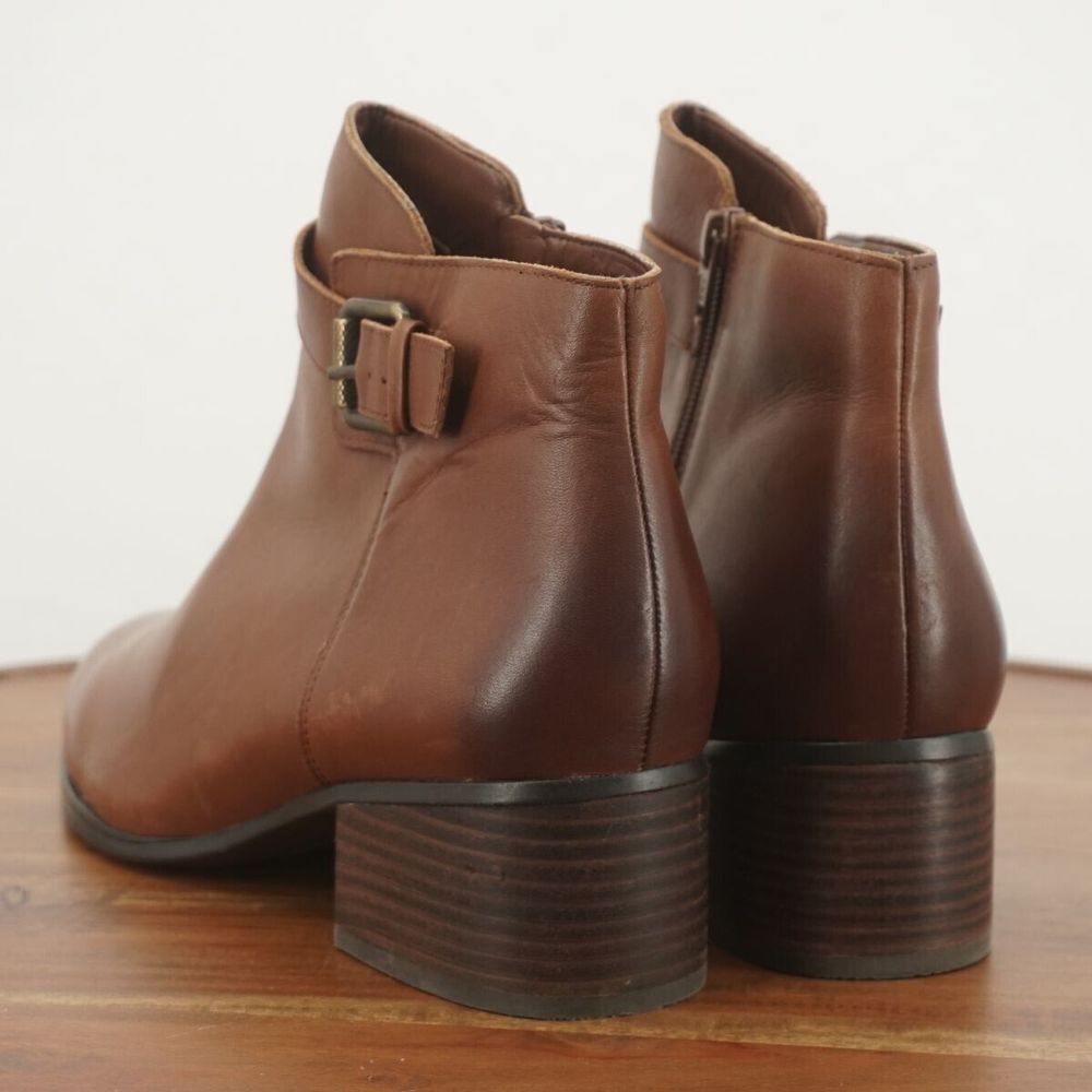 Naturalizer Brown Ankle Boots - Picture 5 of 9